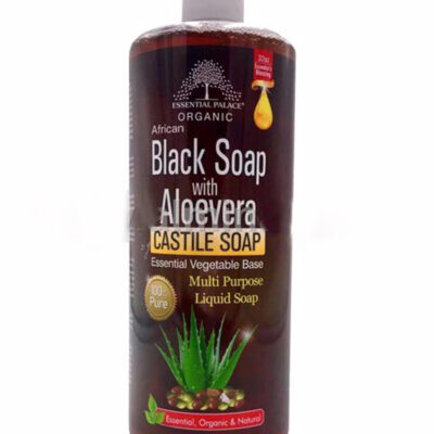Essential Palace - Organic African Black Soap with Aloe Vera Castile Soap
