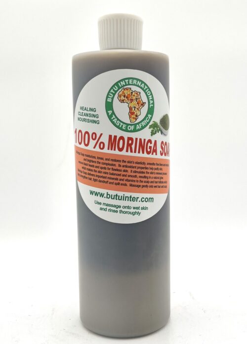 100% Moringa Soap - Liquid - 16oz. - Image 3