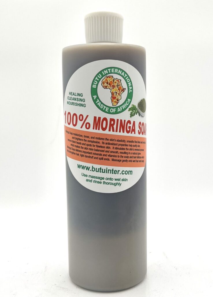 100% Moringa Soap - Liquid - 24oz.