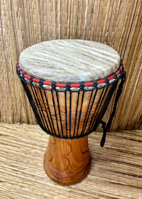 Handcrafted Ghanian Djembe - 19''x 10" - Image 2