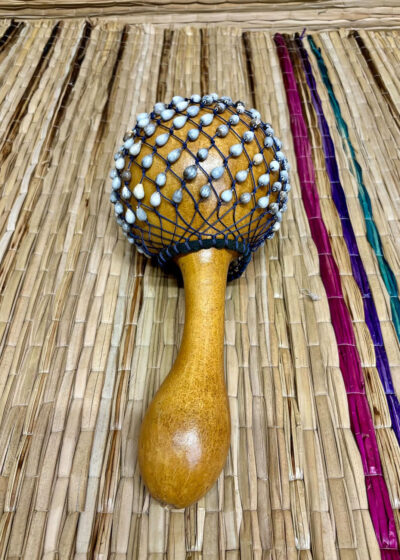 Ghanian Shekere Shaker -  16" x 10" - Image 3