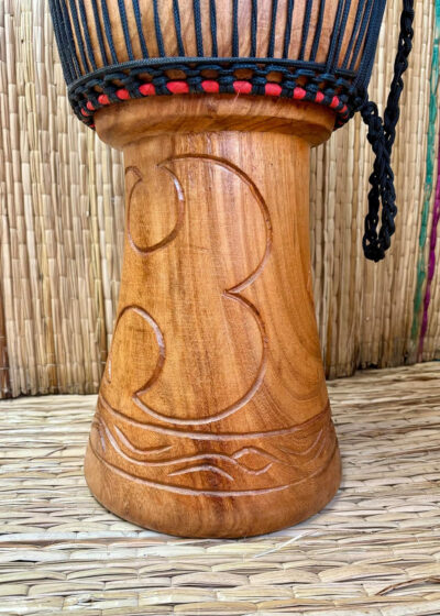 Handcrafted Ghanian Djembe - 19''x 10" - Image 7