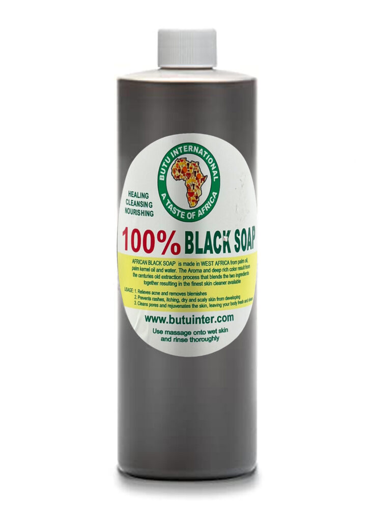 African Black Soap - Liquid - 8oz.