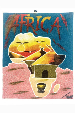 Authentic African Sand Painting - African Sand Painting #9