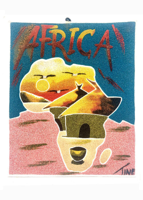 Authentic African Sand Painting - African Sand Painting #9