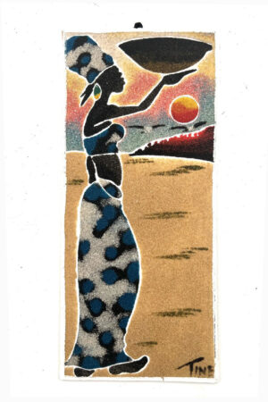 Authentic African Sand Painting - African Sand Painting #7