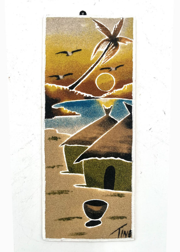 Authentic African Sand Painting - African Sand Painting #6