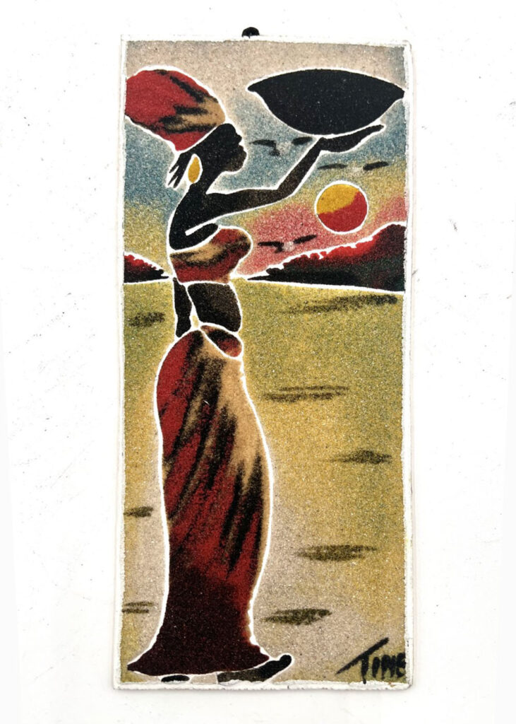 Authentic African Sand Painting - African Sand Painting #5
