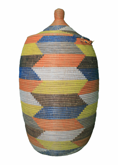 Large African Storage Basket - Image 10