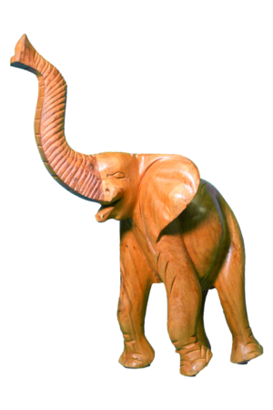 Recycled Elephant Sculpture - 9" x 10"