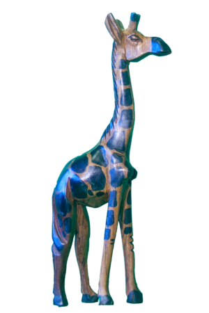 Recycled Giraffe Sculpture - 9" x 9"