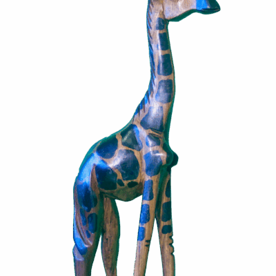 Recycled Giraffe Sculpture - 9" x 9"