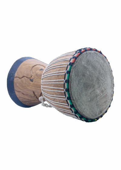 Handcrafted Senegal Jembe 16" tall - Image 2