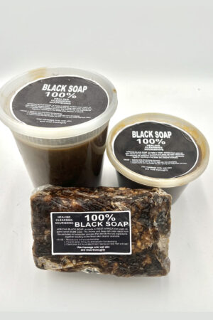 100% Black Soap - Gel 16oz