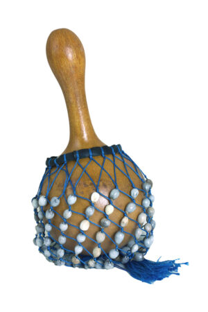 Ghanian Shekere Shaker - 7" x  4"