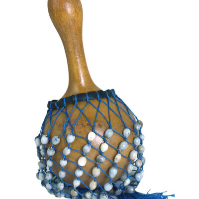 Ghanian Shekere Shaker - 7" x  4"