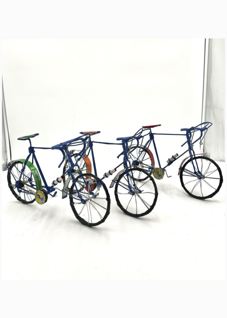 Recycled Bike Sculpture - 6" x 9"