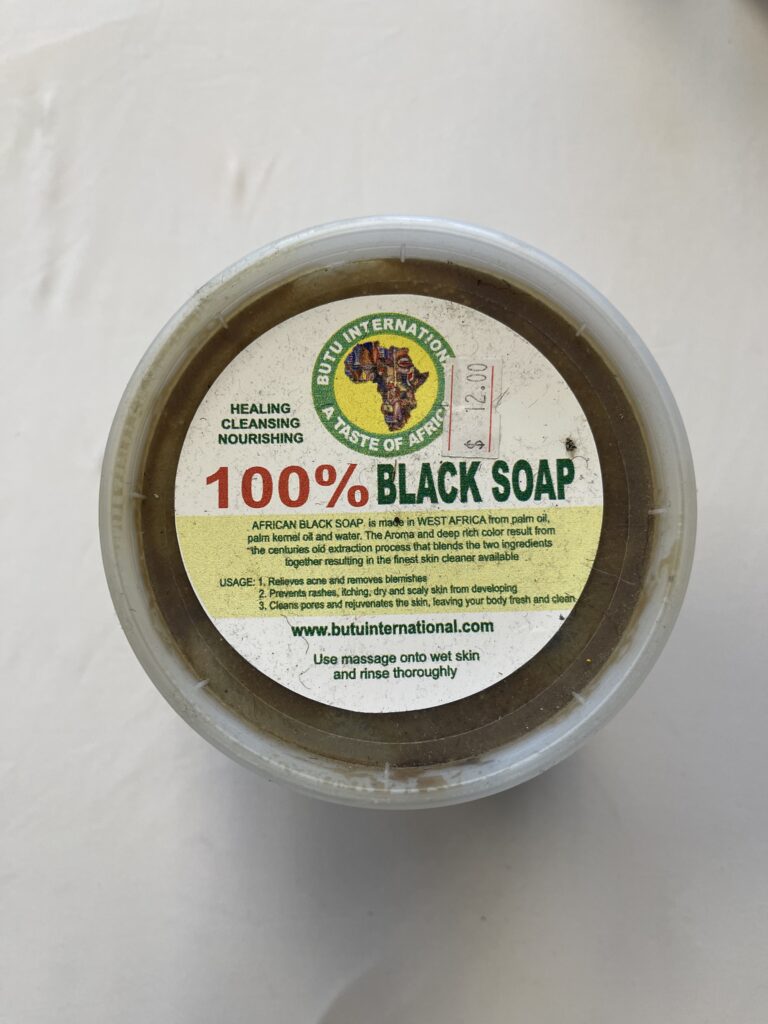 100% Black Soap - Gel 16oz