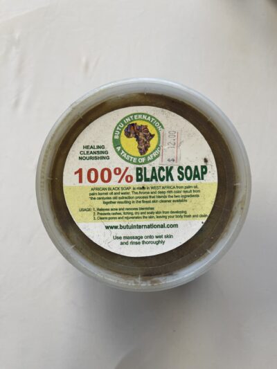 100% Black Soap - Gel 16oz