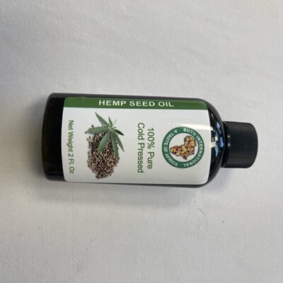 100% Pure Cold Pressed Hemp Seed Oil