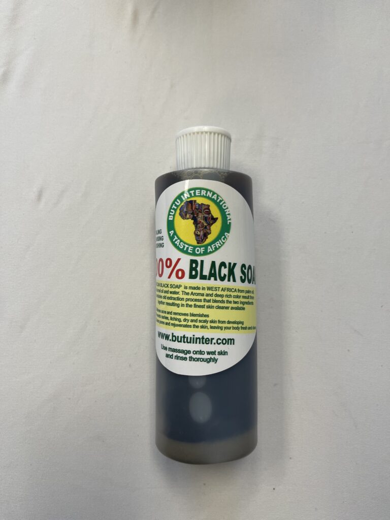 African Black Soap - Liquid - 16oz.