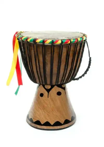 Handcrafted Senegalese Djembe Drum - 8" x  6"
