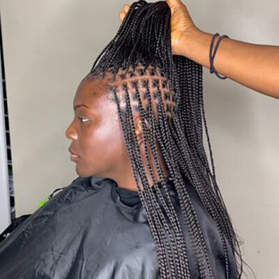 Small Goddess Braids $300+ (9 hours)