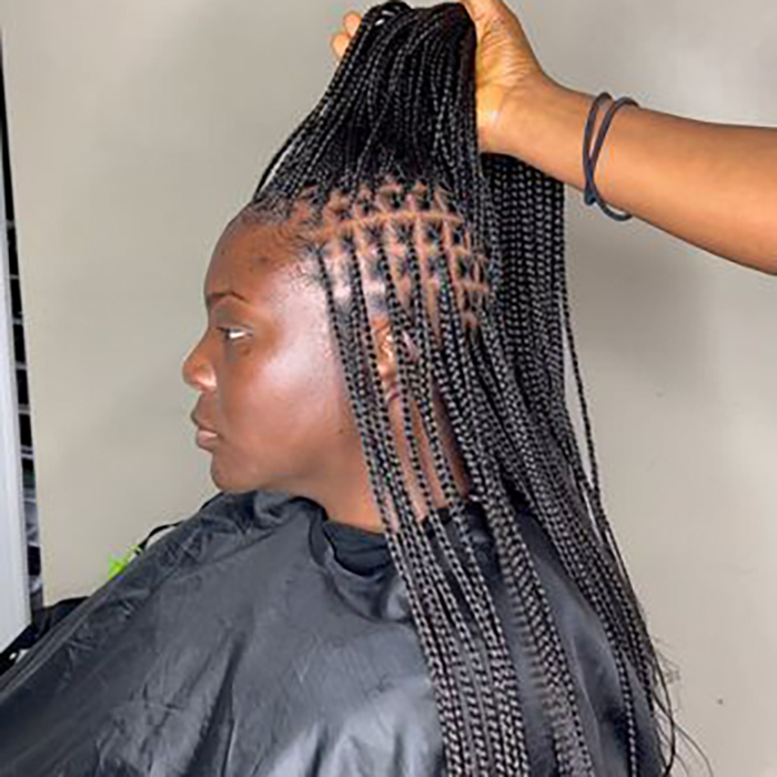 Small Goddess Braids $300+ (9hrs & 45min)