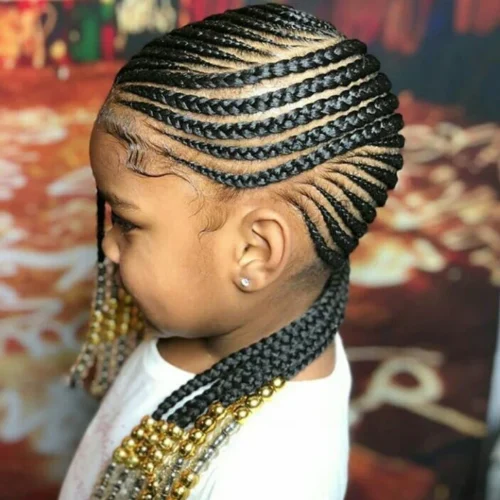 Kid's Cornrows w/ Extentions $100+ (3hrs & 45min) - Image 3