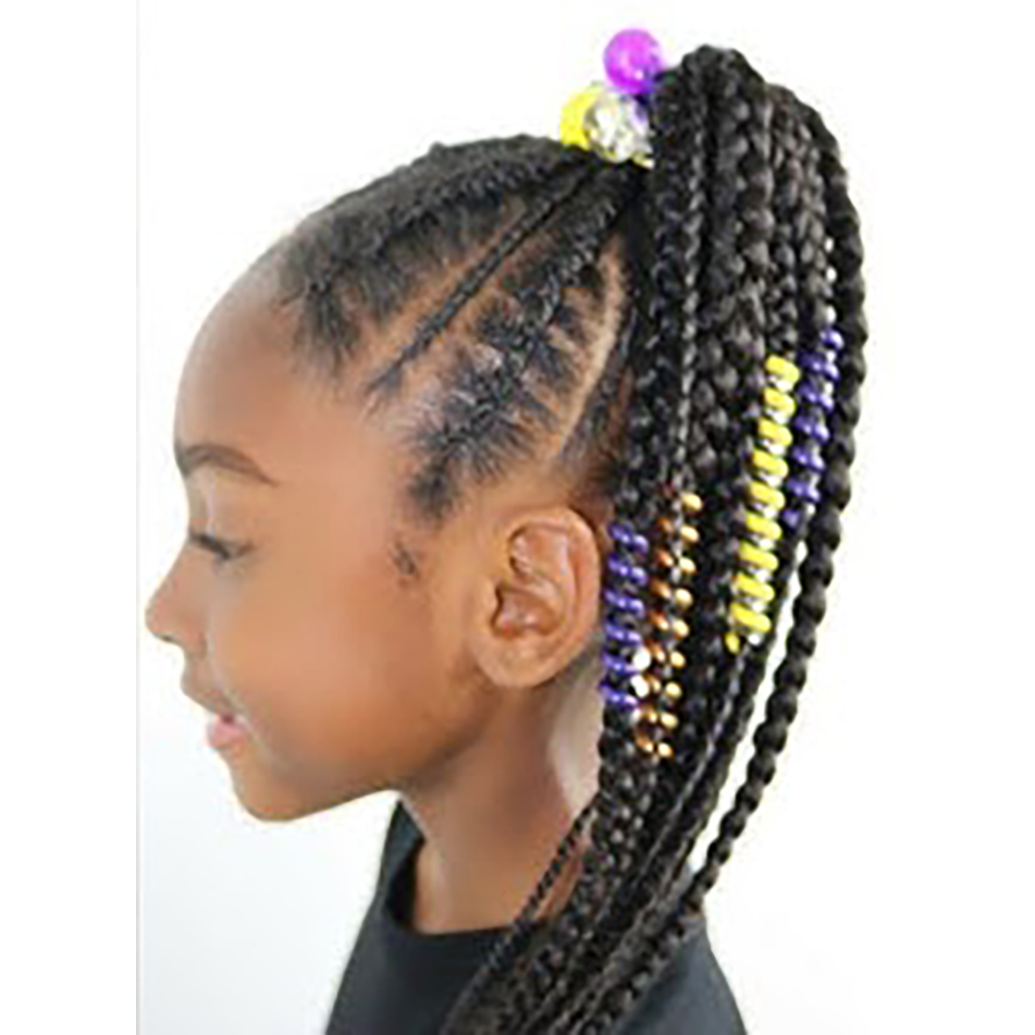 Kid's Cornrows w/ Extentions $100+ (3hrs & 45min)