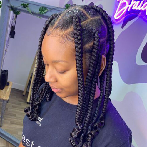 Kid's Large Single Braids $100+ (4hrs & 45min) - Image 2
