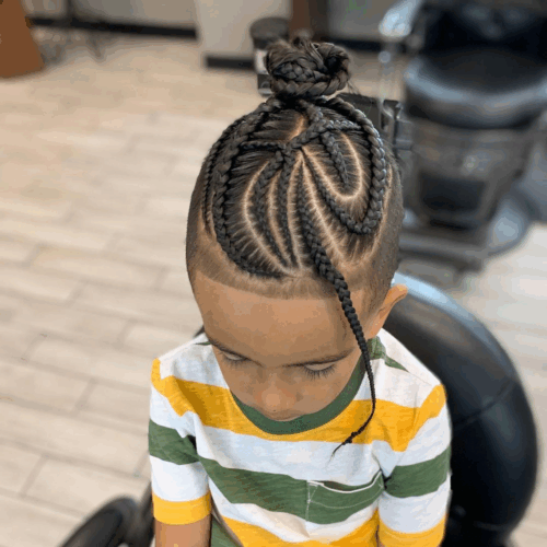 Kid's Small Single Braids $140+ (5hrs & 45min) - Image 3
