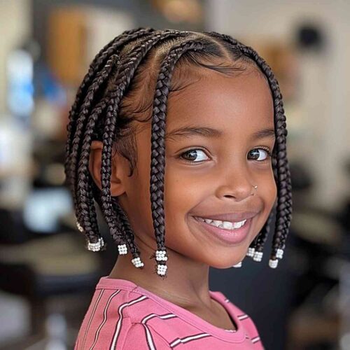 Kid's Small Single Braids $140+ (5hrs & 45min)