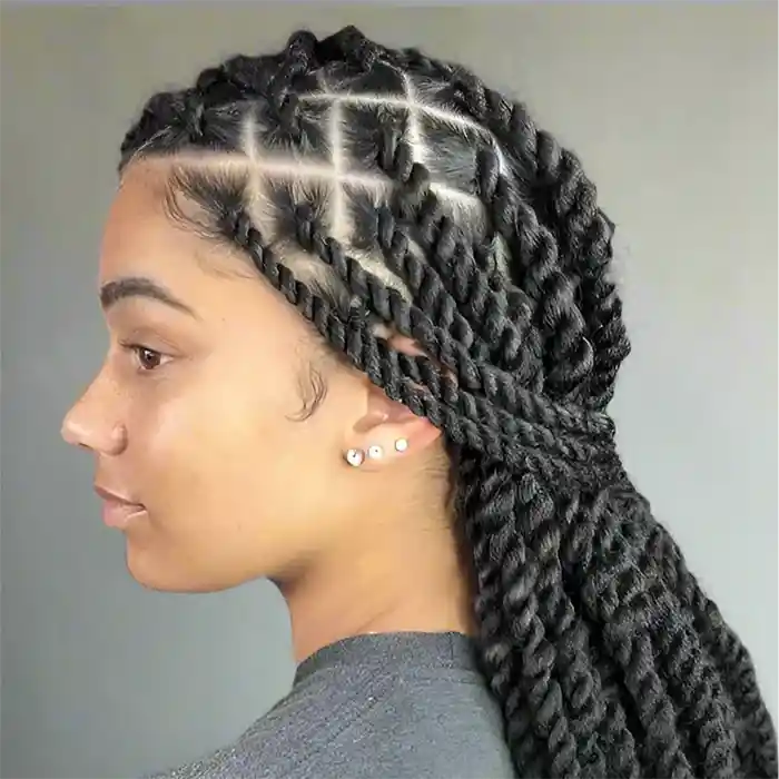 Medium Kinky Twist $220+ (6hrs & 45min)