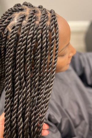 Medium Senegalese Twist $200+ (9hrs & 45min)