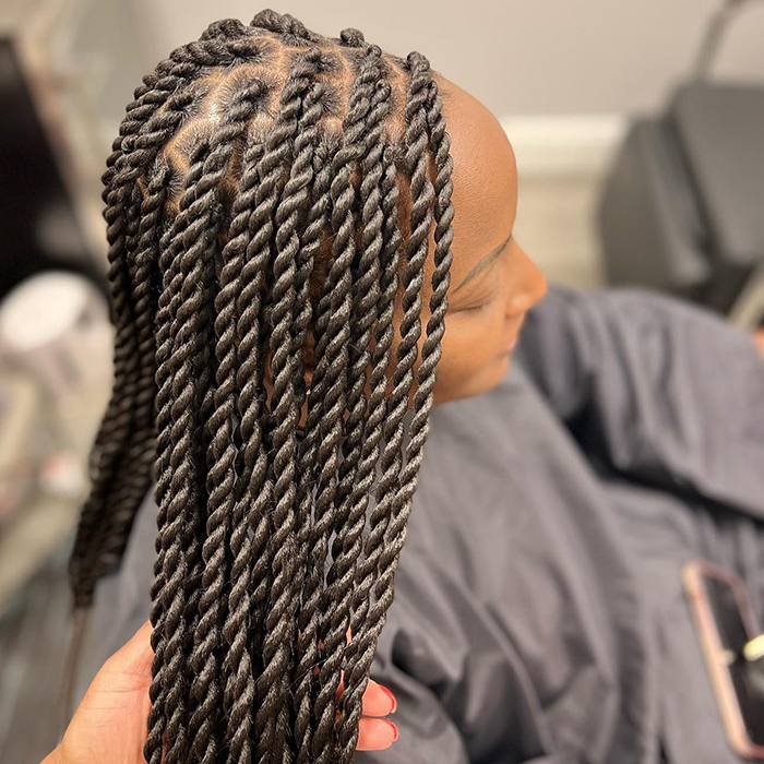 Medium Senegalese Twist $200+ (9hrs & 45min)