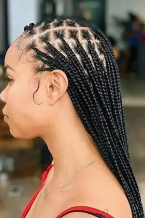 Small Knotless Braids $180+ (8hrs & 45min)