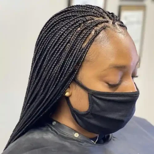 Cornrows in front & Single in the back $175+ (6 hours) - Image 2