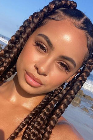 Large Box Braids $155+ (3hrs & 45min)