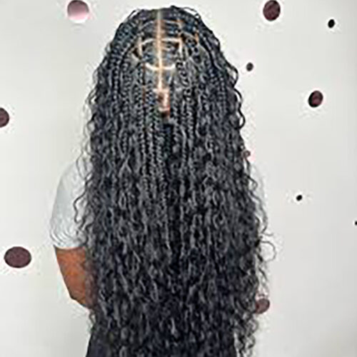 Medium Goddess Braids $250+ (7hrs & 45min) - Image 3