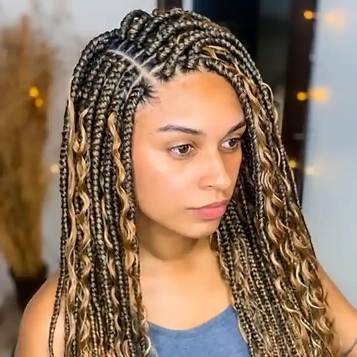 Medium Box Braids $175+ (5hrs & 45min)